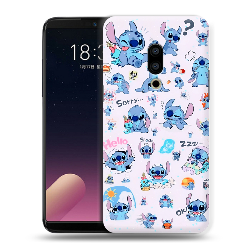 Пластиковый чехол на Meizu 15 с принтом Лило и Стич Пластиковый чехол на Meizu 15 с принтом Лило и Стич