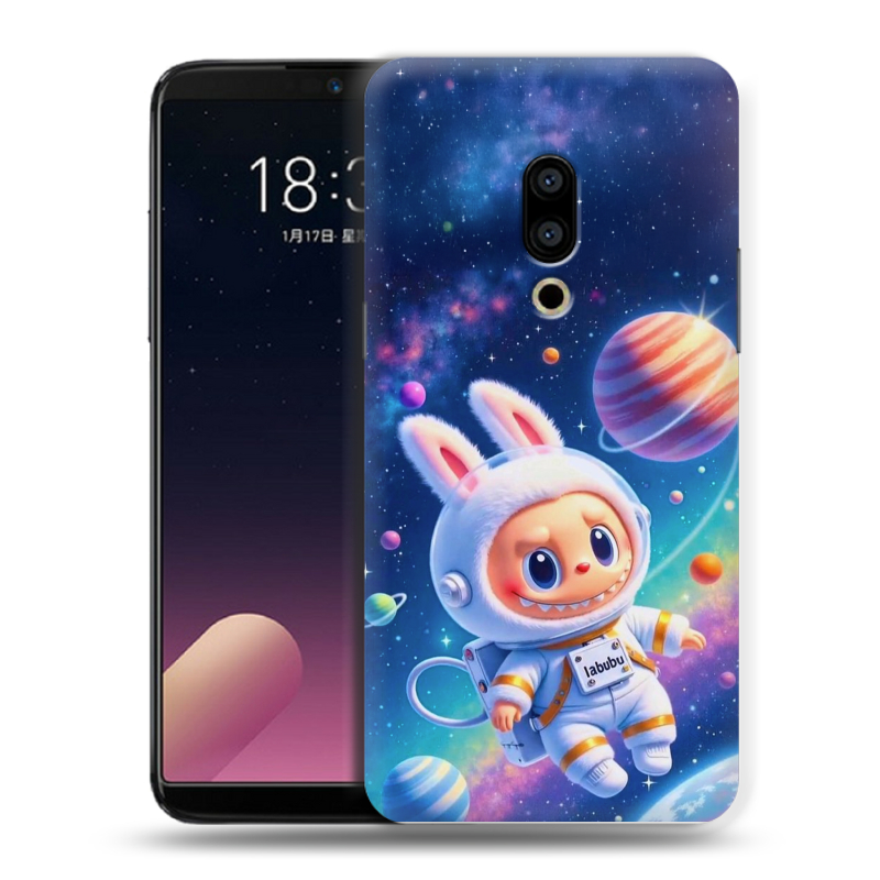 Пластиковый чехол на Meizu 15 с принтом Labubu Лабубу Пластиковый чехол на Meizu 15 с принтом Labubu Лабубу
