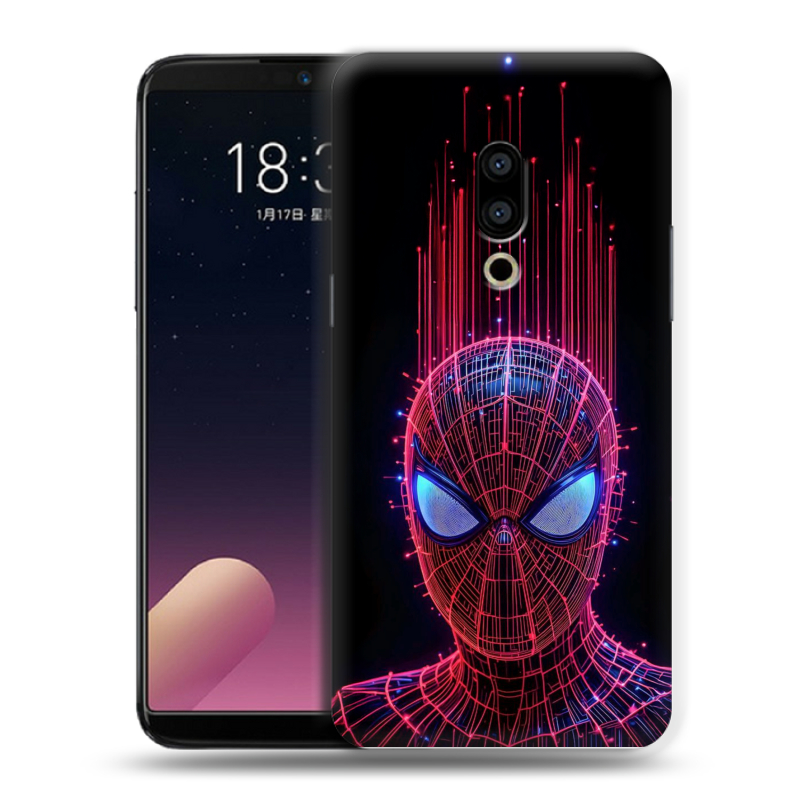 Силиконовый чехол на Meizu 15 с принтом Spiderman Человек паук Силиконовый чехол на Meizu 15 с принтом Spiderman Человек паук