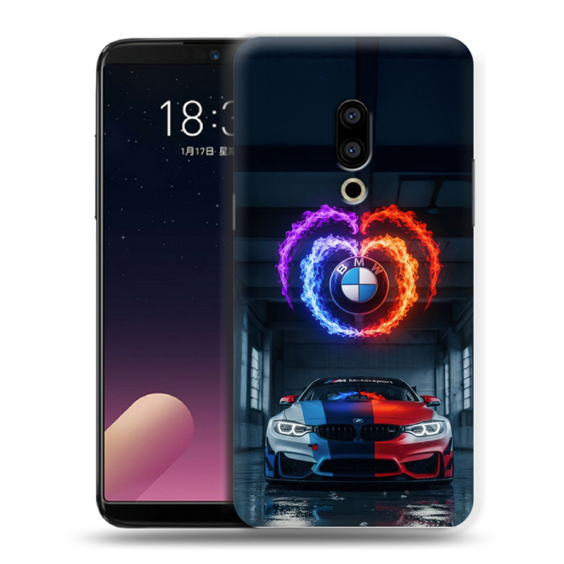 Пластиковый чехол на Meizu 15 с принтом BMW БМВ Пластиковый чехол на Meizu 15 с принтом BMW БМВ