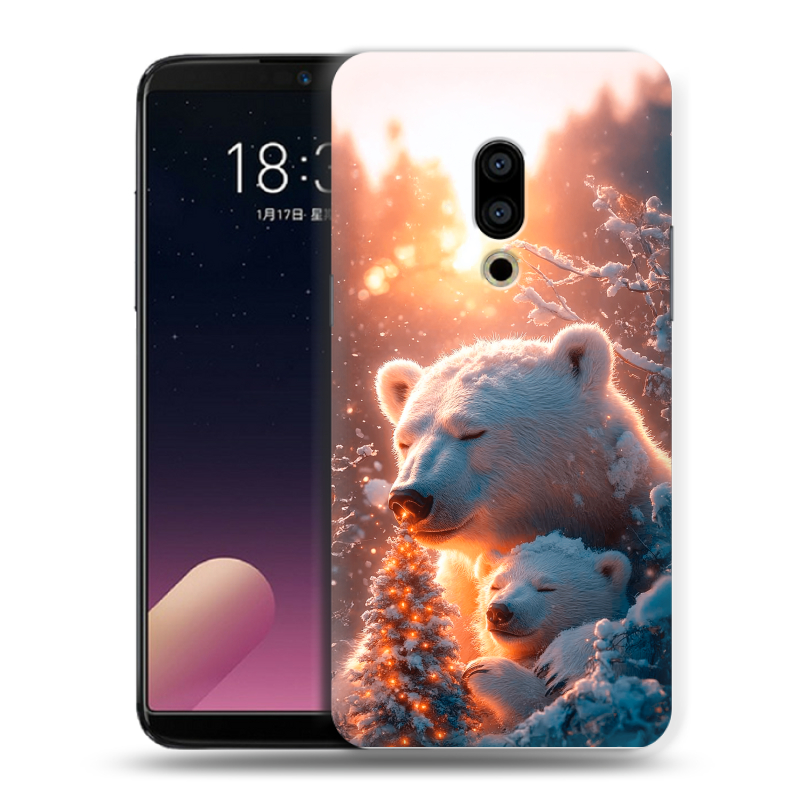 Пластиковый чехол на Meizu 15 с принтом Новый год Пластиковый чехол на Meizu 15 с принтом Новый год