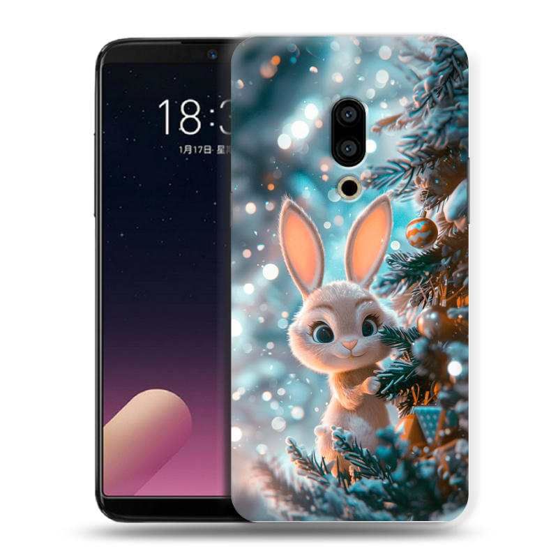 Пластиковый чехол на Meizu 15 с принтом Новый год Пластиковый чехол на Meizu 15 с принтом Новый год