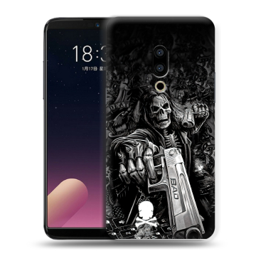 Силиконовый чехол на Meizu 15 Plus с принтом Скелет Силиконовый чехол на Meizu 15 Plus с принтом Скелет