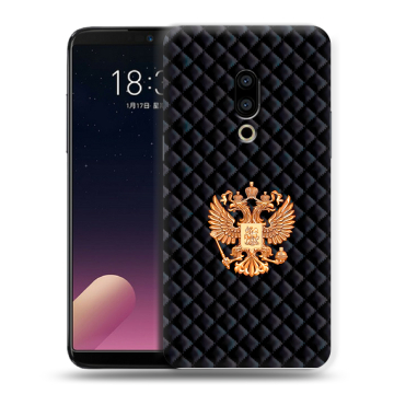 Силиконовый чехол на Meizu 15 Plus с принтом Герб России принт Силиконовый чехол на Meizu 15 Plus с принтом Герб России принт