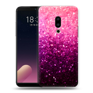 Силиконовый чехол на Meizu 15 Plus с принтом Блестки Силиконовый чехол на Meizu 15 Plus с принтом Блестки