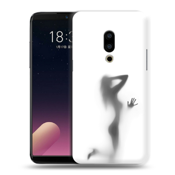 Силиконовый чехол на Meizu 15 Plus с принтом Силуэт