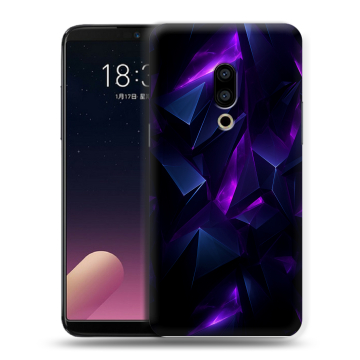 Силиконовый чехол на Meizu 15 Plus с принтом Абстракиция