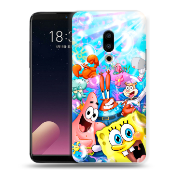 Силиконовый чехол на Meizu 15 Plus с принтом спанчбоб спанч боб Силиконовый чехол на Meizu 15 Plus с принтом спанчбоб спанч боб