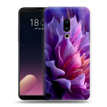 Силиконовый чехол на Meizu 15 Plus с принтом женский цветы Силиконовый чехол на Meizu 15 Plus с принтом женский цветы