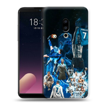 Силиконовый чехол на Meizu 15 Plus с принтом Реал Роналдо Силиконовый чехол на Meizu 15 Plus с принтом Реал Роналдо