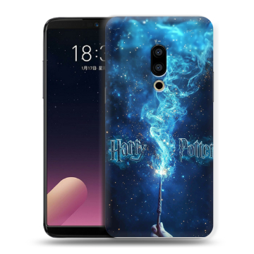 Силиконовый чехол на Meizu 15 Plus с принтом Harry Potter Гарри Поттер