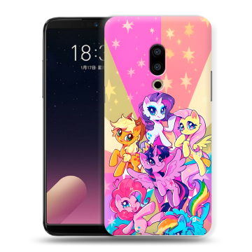 Силиконовый чехол на Meizu 15 Plus с принтом My little pony Дружба чудо Силиконовый чехол на Meizu 15 Plus с принтом My little pony Дружба чудо