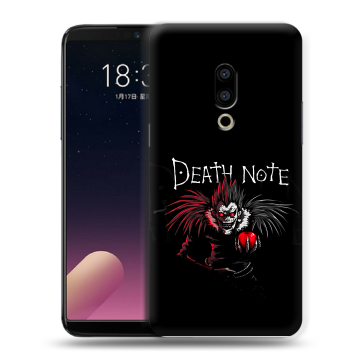 Силиконовый чехол на Meizu 15 Plus с принтом Death note Тетрадь смерти
