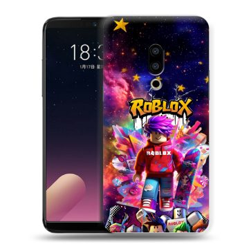 Силиконовый чехол на Meizu 15 Plus с принтом Roblox Роблокс Силиконовый чехол на Meizu 15 Plus с принтом Roblox Роблокс