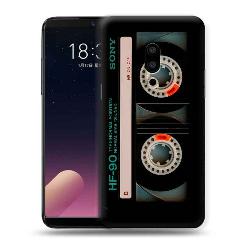 Силиконовый чехол на Meizu 15 Plus с принтом Кассета Силиконовый чехол на Meizu 15 Plus с принтом Кассета
