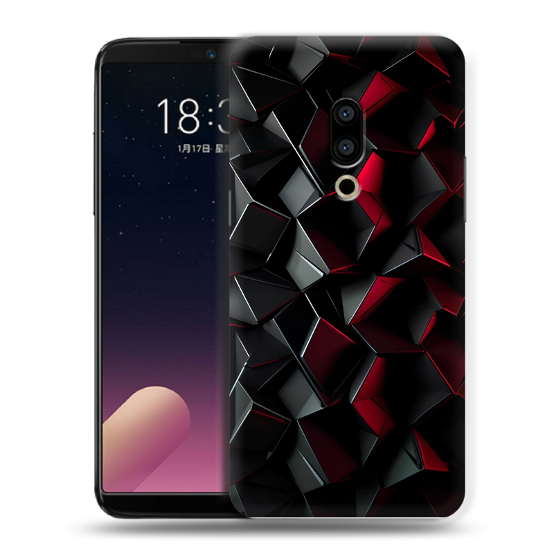 Силиконовый чехол на Meizu 15 Plus с принтом Абстракция Силиконовый чехол на Meizu 15 Plus с принтом Абстракция