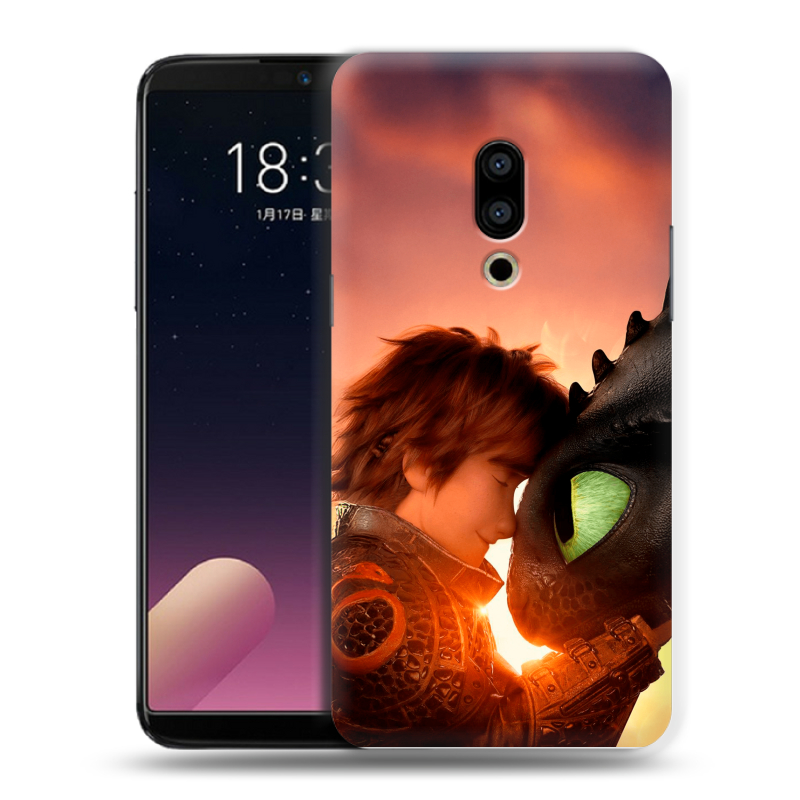 Силиконовый чехол на Meizu 15 Plus с принтом Как приручить дракона Силиконовый чехол на Meizu 15 Plus с принтом Как приручить дракона