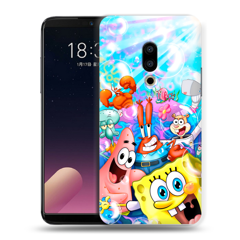 Силиконовый чехол на Meizu 15 Plus с принтом спанчбоб спанч боб Силиконовый чехол на Meizu 15 Plus с принтом спанчбоб спанч боб