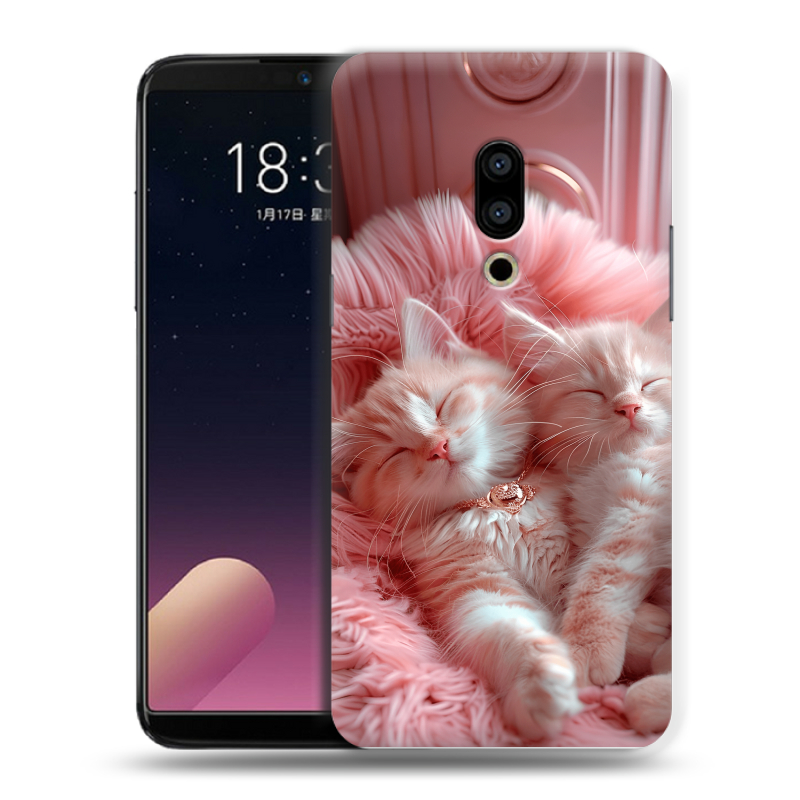 Силиконовый чехол на Meizu 15 Plus с принтом котята котики Силиконовый чехол на Meizu 15 Plus с принтом котята котики