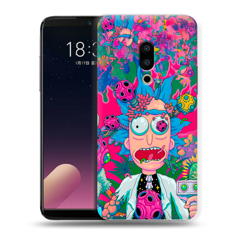 Силиконовый чехол на Meizu 15 Plus с принтом Рик и Морти Rick Morty Силиконовый чехол на Meizu 15 Plus с принтом Рик и Морти Rick Morty