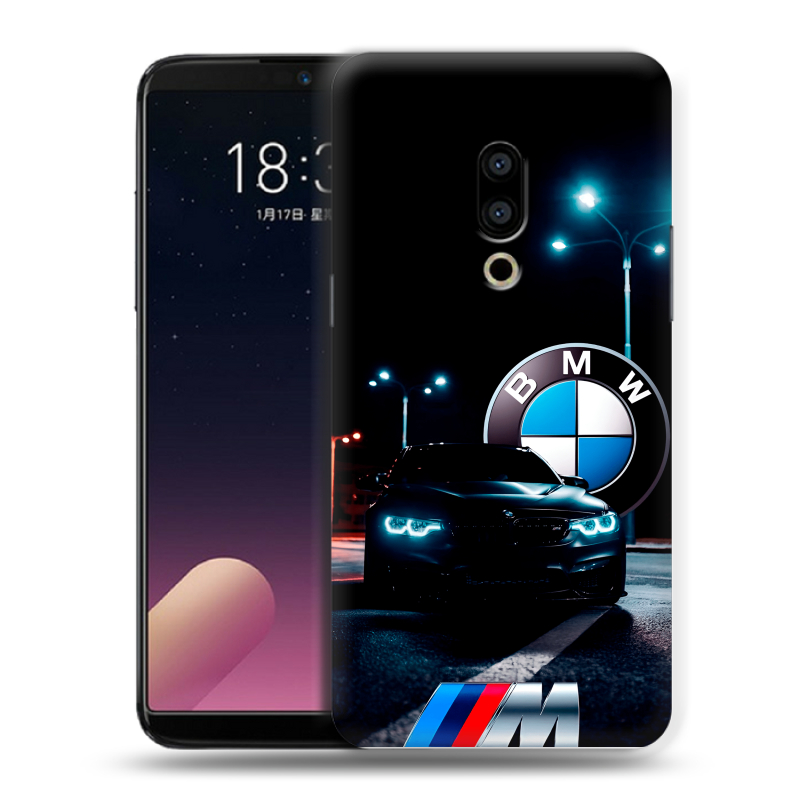 Силиконовый чехол на Meizu 15 Plus с принтом БМВ BMW Силиконовый чехол на Meizu 15 Plus с принтом БМВ BMW