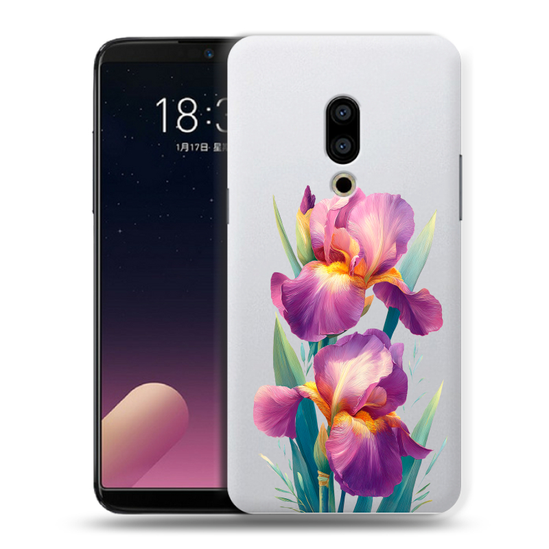 Силиконовый чехол на Meizu 15 Plus с принтом Цветы орхидеи Силиконовый чехол на Meizu 15 Plus с принтом Цветы орхидеи