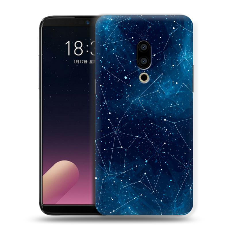 Силиконовый чехол на Meizu 15 Plus с принтом Космос звезды Силиконовый чехол на Meizu 15 Plus с принтом Космос звезды