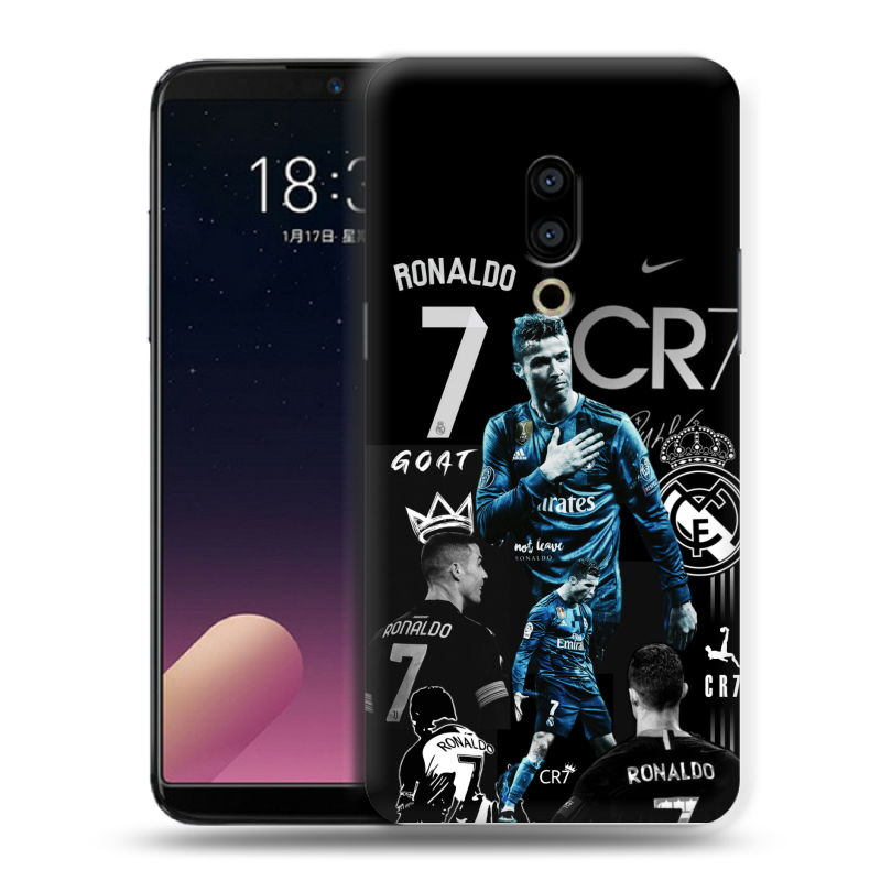 Силиконовый чехол на Meizu 15 Plus с принтом Реал Роналдо Силиконовый чехол на Meizu 15 Plus с принтом Реал Роналдо