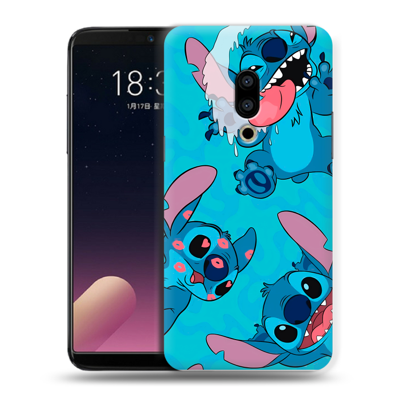 Силиконовый чехол на Meizu 15 Plus с принтом Лило и Стич Силиконовый чехол на Meizu 15 Plus с принтом Лило и Стич