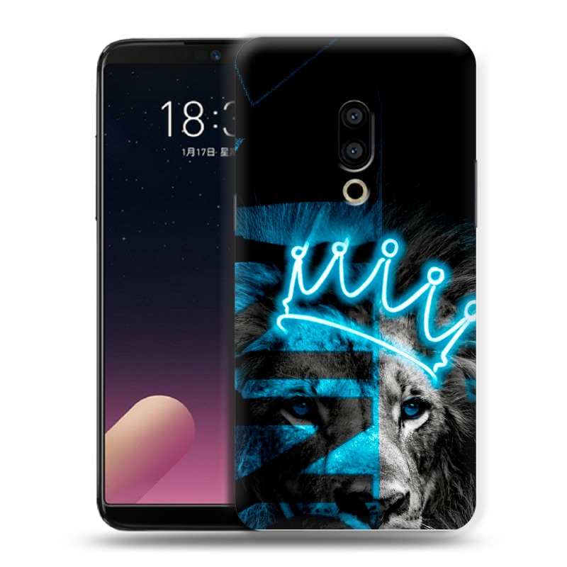 Силиконовый чехол на Meizu 15 Plus с принтом Король лев Силиконовый чехол на Meizu 15 Plus с принтом Король лев