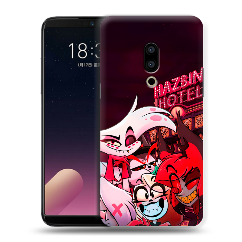Силиконовый чехол на Meizu 15 Plus с принтом Hazbin Hotel Отель Хазбин Силиконовый чехол на Meizu 15 Plus с принтом Hazbin Hotel Отель Хазбин