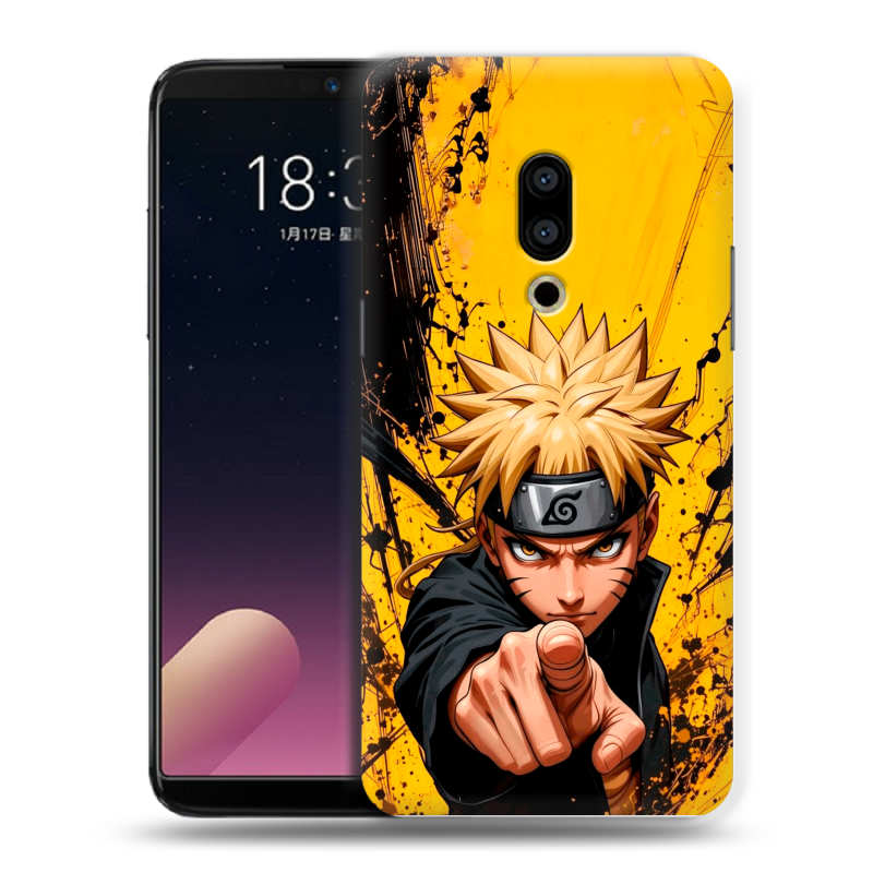 Силиконовый чехол на Meizu 15 Plus с принтом Naruto Наруто Силиконовый чехол на Meizu 15 Plus с принтом Naruto Наруто
