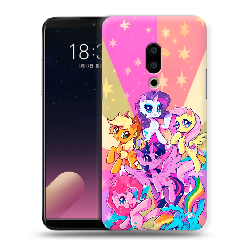 Силиконовый чехол на Meizu 15 Plus с принтом My little pony Дружба чудо Силиконовый чехол на Meizu 15 Plus с принтом My little pony Дружба чудо