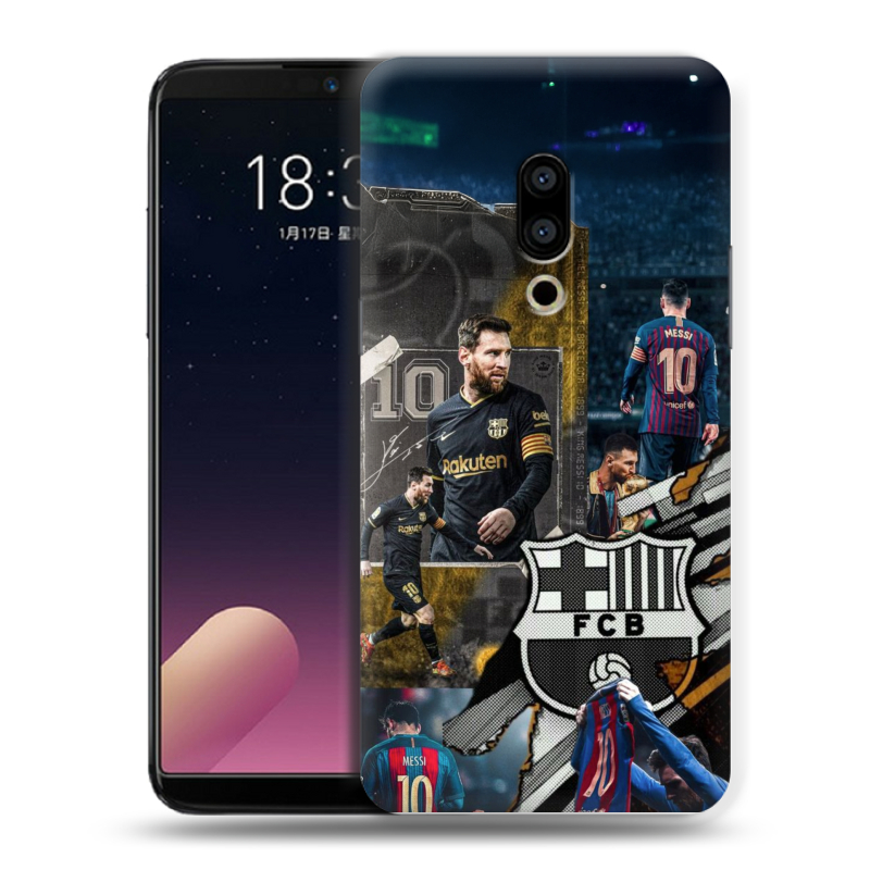 Силиконовый чехол на Meizu 15 Plus с принтом Messi Barcelona Силиконовый чехол на Meizu 15 Plus с принтом Messi Barcelona