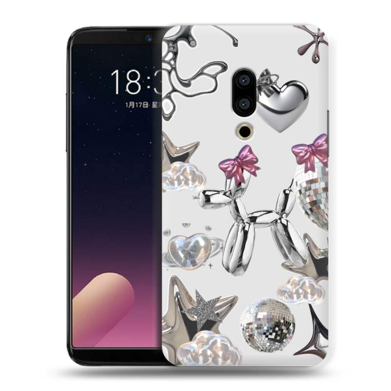 Силиконовый чехол на Meizu 15 Plus с принтом Y2K Силиконовый чехол на Meizu 15 Plus с принтом Y2K