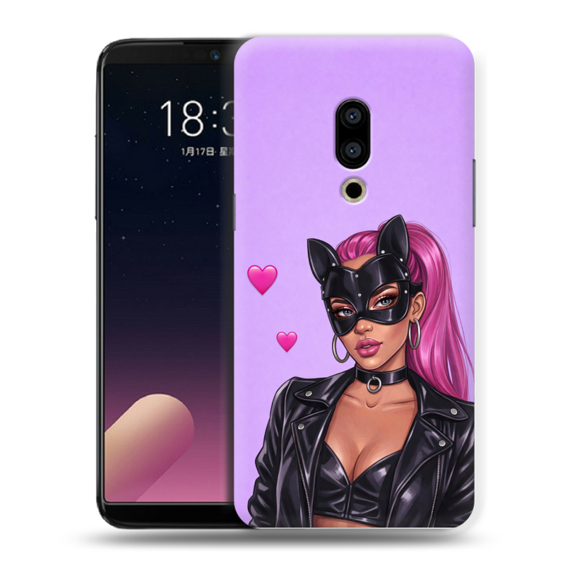 Силиконовый чехол на Meizu 15 Plus с принтом женский Силиконовый чехол на Meizu 15 Plus с принтом женский