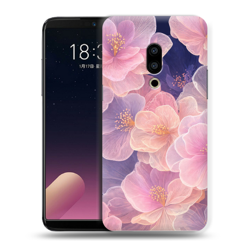 Силиконовый чехол на Meizu 15 Plus с принтом женский Силиконовый чехол на Meizu 15 Plus с принтом женский