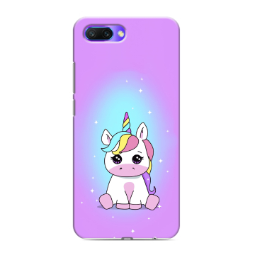 Силиконовый противоударный чехол на Huawei Honor 10 с принтом Единорог Силиконовый противоударный чехол на Huawei Honor 10 с принтом Единорог