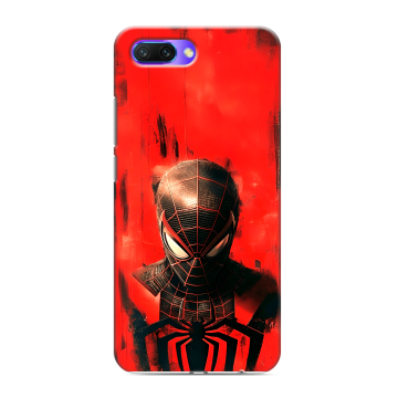 Силиконовый противоударный чехол на Huawei Honor 10 с принтом человек паук spiderman Силиконовый противоударный чехол на Huawei Honor 10 с принтом человек паук spiderman