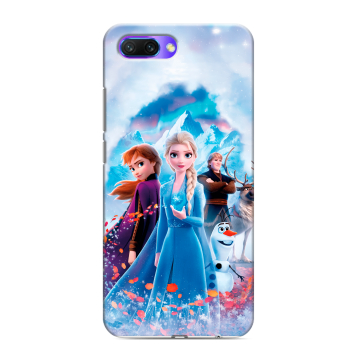 Силиконовый противоударный чехол на Huawei Honor 10 с принтом Холодное сердце Frozen Силиконовый противоударный чехол на Huawei Honor 10 с принтом Холодное сердце Frozen