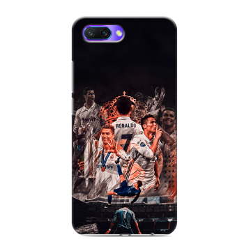 Силиконовый противоударный чехол на Huawei Honor 10 с принтом Реал Роналдо Real Ronaldo Силиконовый противоударный чехол на Huawei Honor 10 с принтом Реал Роналдо Real Ronaldo