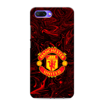 Силиконовый противоударный чехол на Huawei Honor 10 с принтом Manchester United