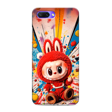 Силиконовый противоударный чехол на Huawei Honor 10 с принтом Labubu Лабубу Силиконовый противоударный чехол на Huawei Honor 10 с принтом Labubu Лабубу
