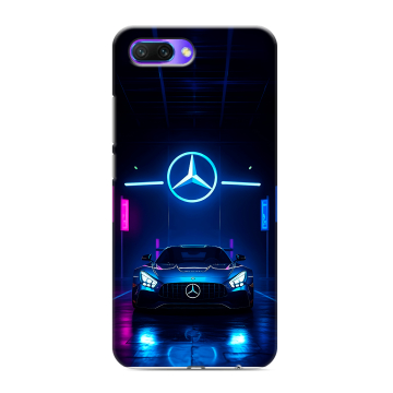 Силиконовый противоударный чехол на Huawei Honor 10 с принтом Mercedes Мерседес Силиконовый противоударный чехол на Huawei Honor 10 с принтом Mercedes Мерседес