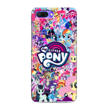Силиконовый противоударный чехол на Huawei Honor 10 с принтом My little pony Дружба чудо Силиконовый противоударный чехол на Huawei Honor 10 с принтом My little pony Дружба чудо