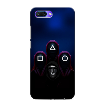 Силиконовый противоударный чехол на Huawei Honor 10 с принтом Игра Кальмара