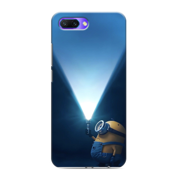 Силиконовый противоударный чехол на Huawei Honor 10 с принтом Миньоны Силиконовый противоударный чехол на Huawei Honor 10 с принтом Миньоны