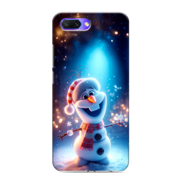 Силиконовый противоударный чехол на Huawei Honor 10 с принтом Новый год