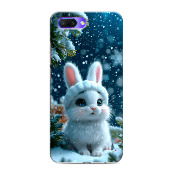 Силиконовый противоударный чехол на Huawei Honor 10 с принтом Новый год