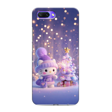 Силиконовый противоударный чехол на Huawei Honor 10 с принтом Новый год